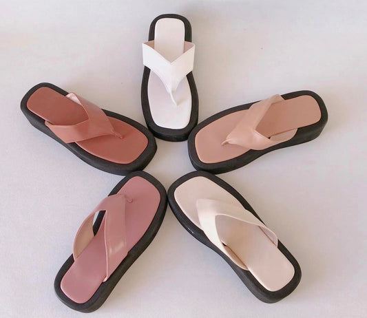 Jazlyn - Women Classic High Quality Elegant Semi Platform Sandals KN