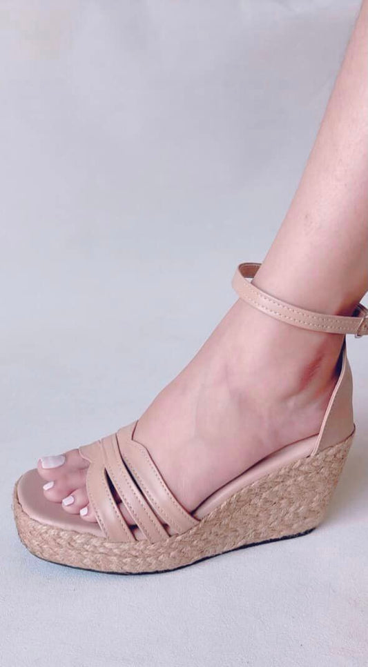 Kaleigh - Women Elegant Cork Wedge Sandals KN