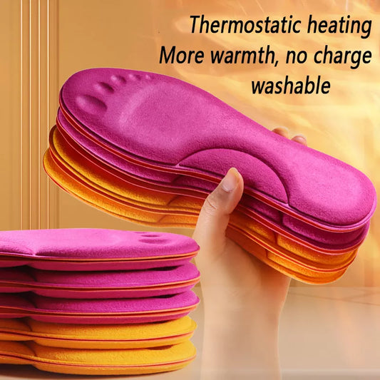 Thermal Memory Foam Insoles - Self-Heating Shoe Pads for Winter, Women Sports Shoes KN